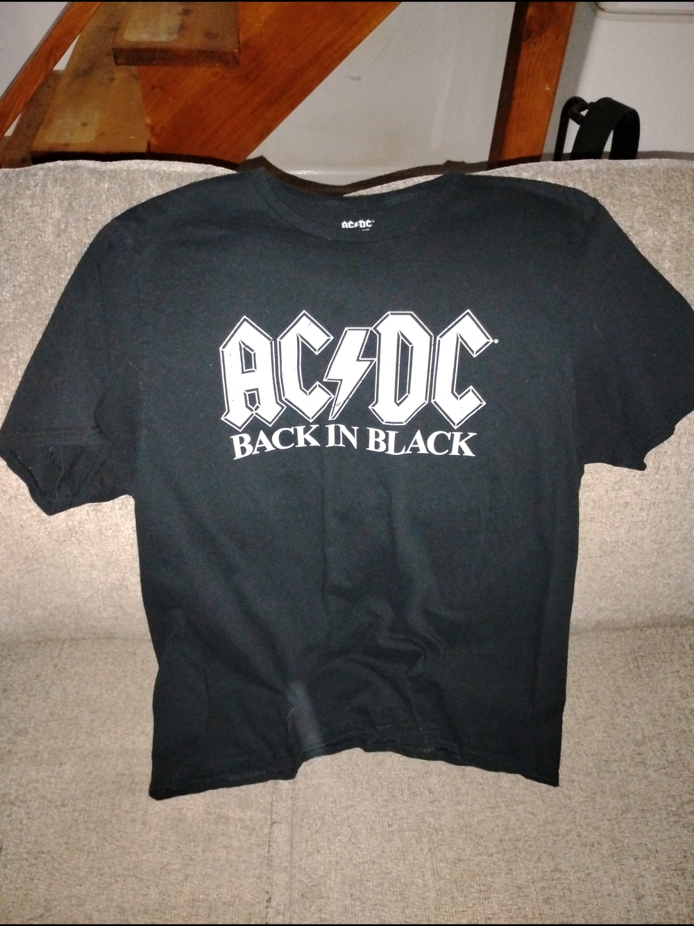 Men's AC/DC Back In Black Graphic Tee - Black